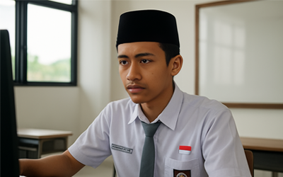 Santri Pondok Tahfidz Harun Asy Syafi’i Ikuti Try Out Tes Kemampuan Akademik (TKA)